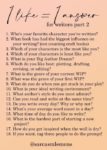 17 Questions For Authors